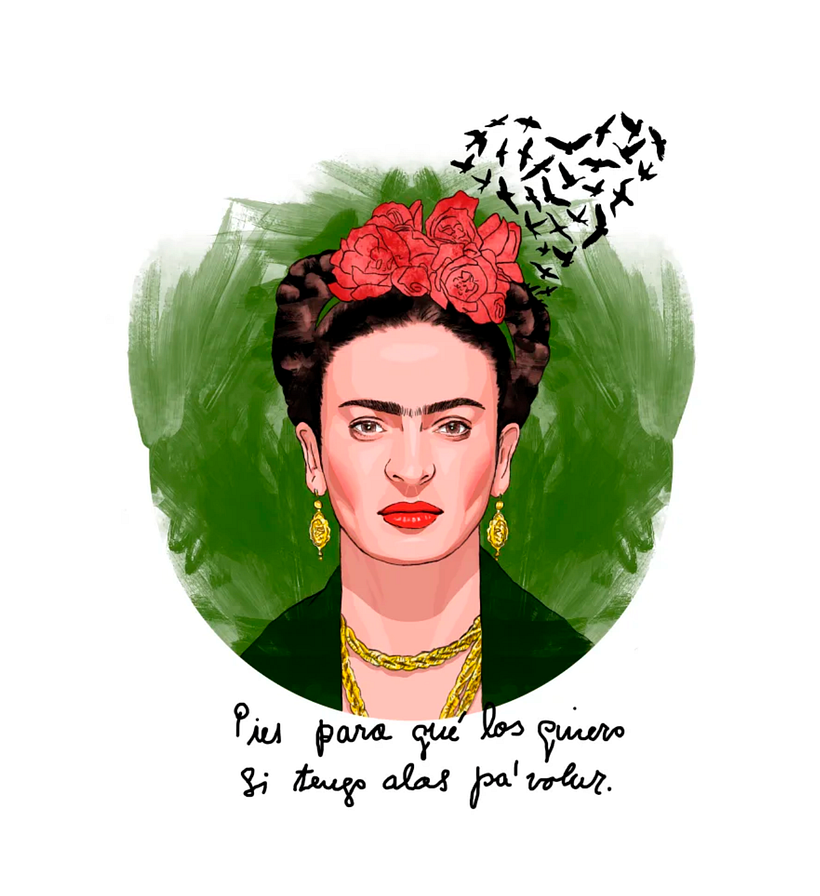 "Pies pa' qué los quiero si tengo alas para volar"
