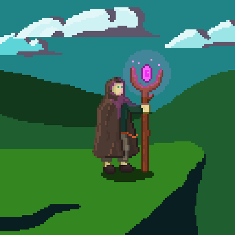 My project for course: Introduction to Character Design in Pixel Art 2