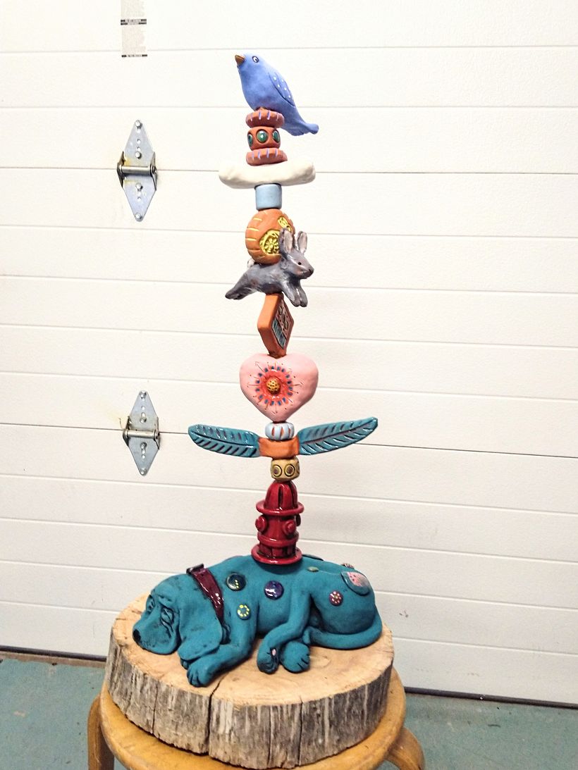 My project for course: Ceramic Character Design: Explore Color and Texture 3