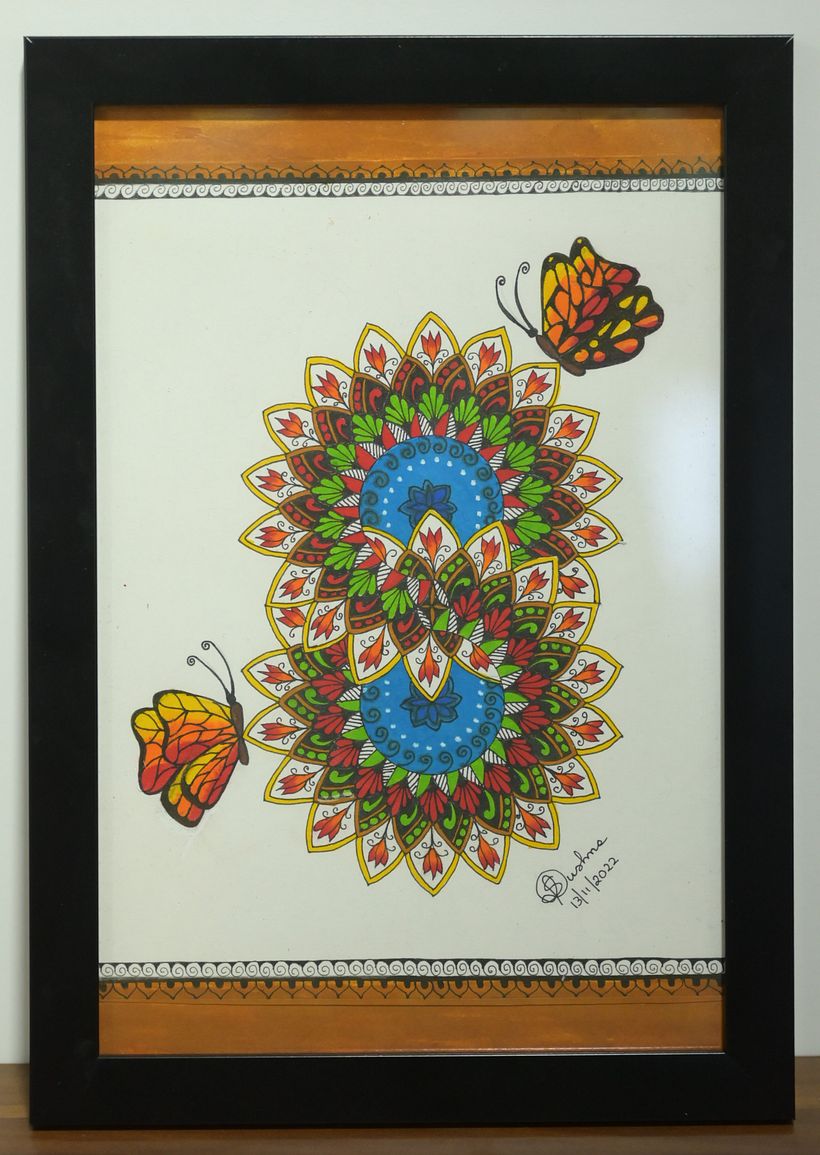 My project for course: The Art of Mandala Drawing: Create Geometric Patterns - Dibujo