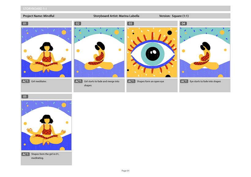 Square storyboard