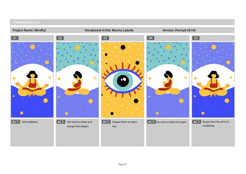 Portait storyboard