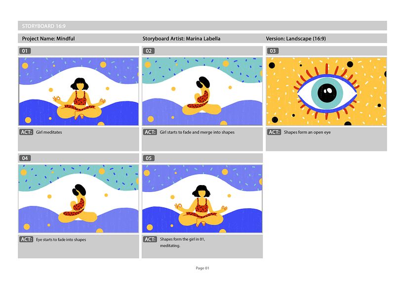 Landscape storyboard