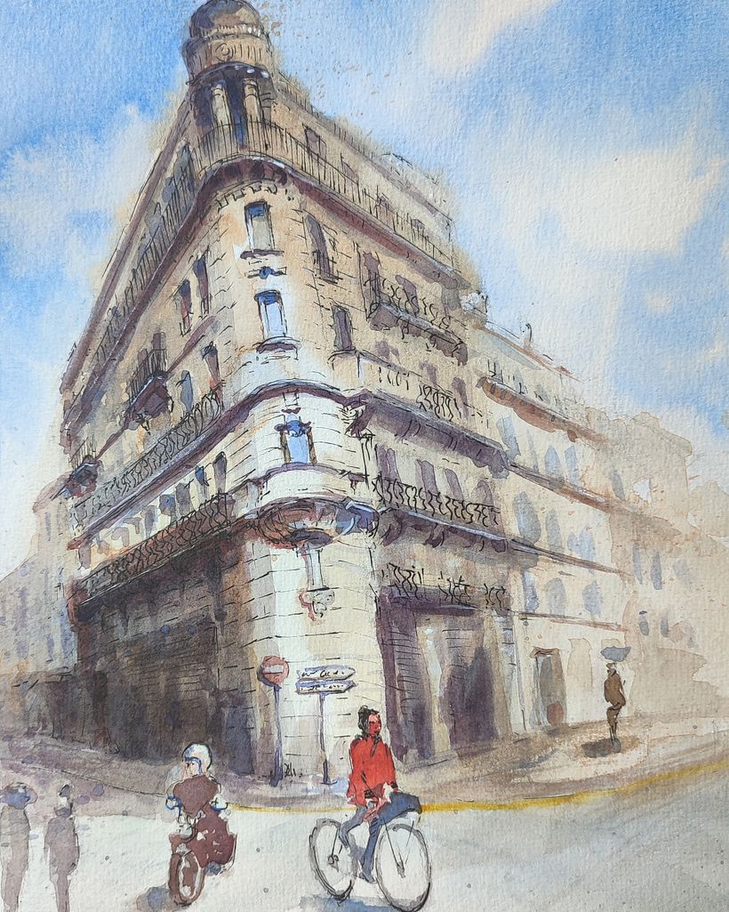 My project for course: Architectural Sketching with Watercolor and Ink 3