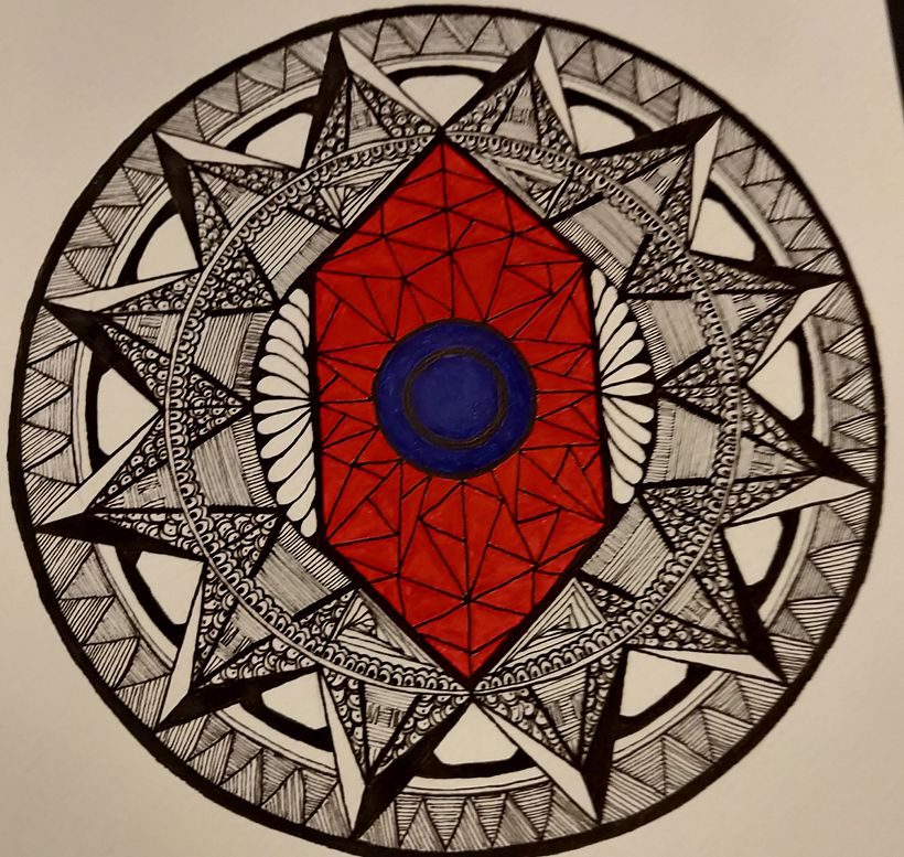 My project for course: The Art of Mandala Drawing: Create Geometric Patterns 1