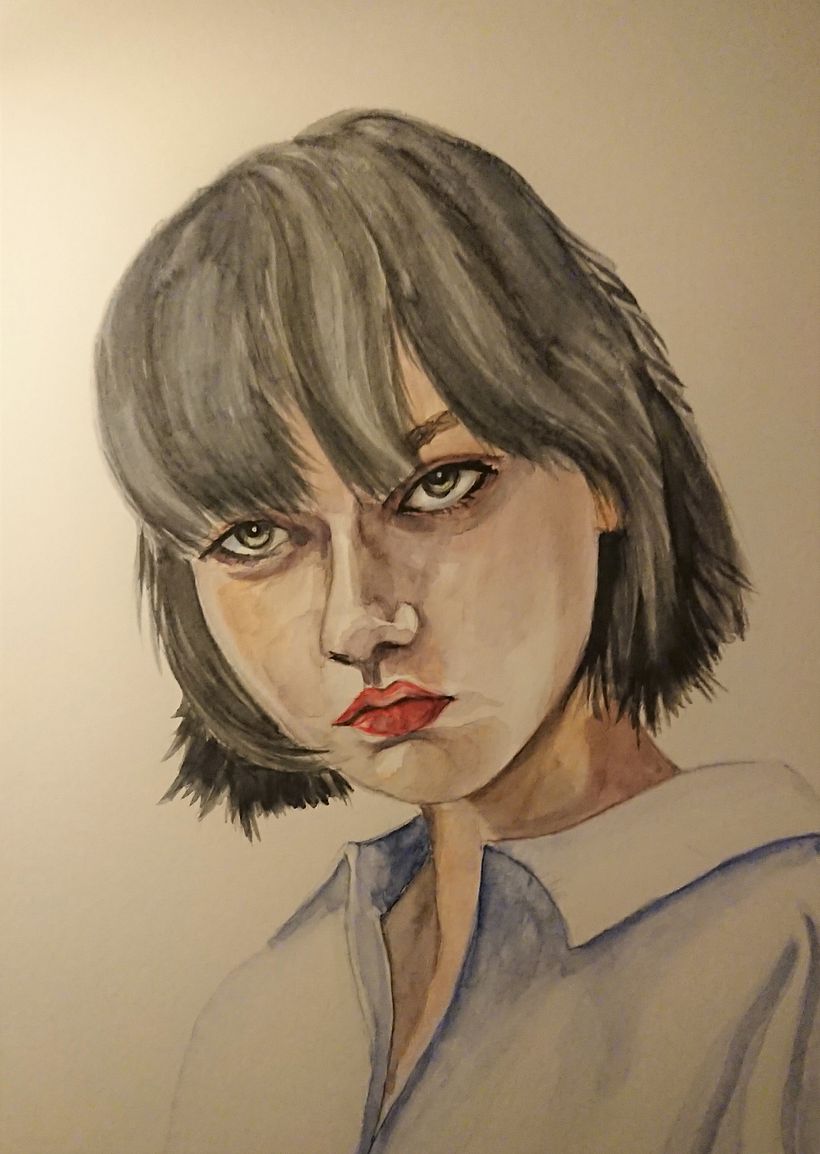 My project for course: Watercolor Portrait from a Photo 2