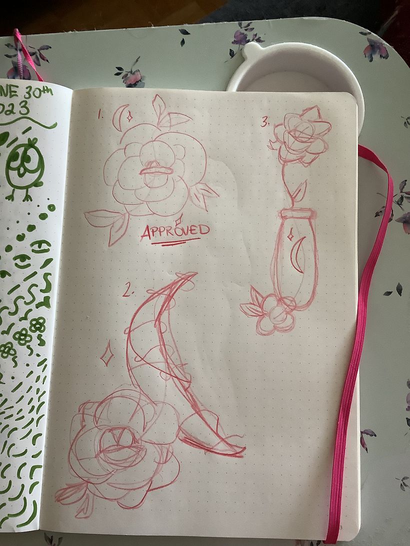 My project for course: Fine Line Tattoo Design: Symbolism and Magic 4