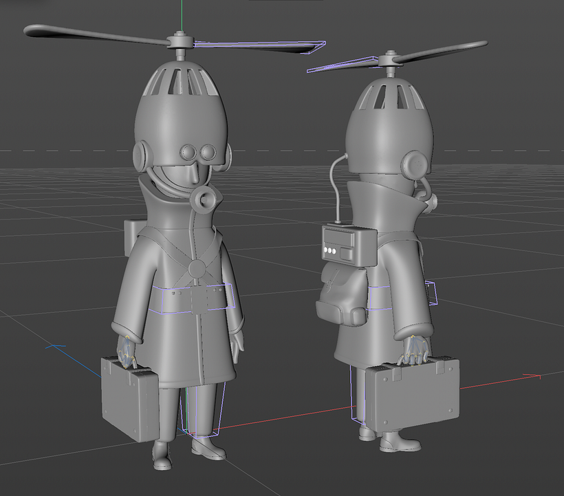 Mi personaje protagonista, ¿que estará tramando?