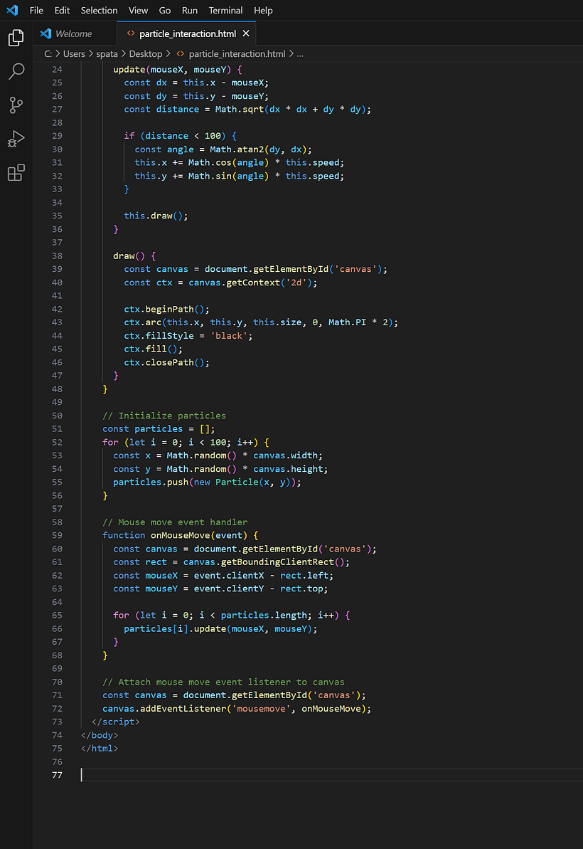 My project for course: Creative Coding 2.0 in JS: Animation, Sound, & Color 2