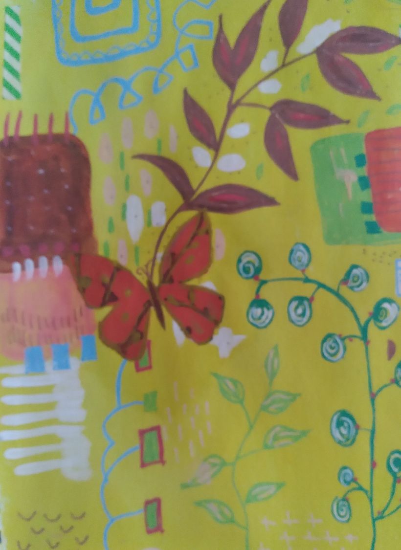My project for course: Botanical Patterns in a Sketchbook: Conquer the Blank Page 5
