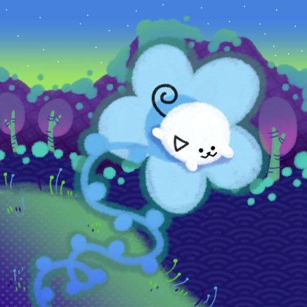 Pipapeep blooms from a flower!