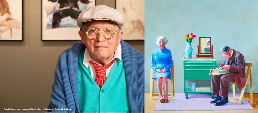 David Hockney y su obra "My parents"