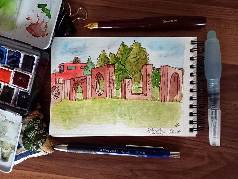 This photo is from a trip within my own city, where I came across these interesting sculptures.