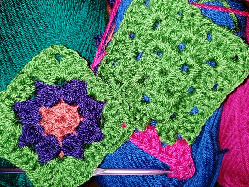 Final project for Granny Square Crochet: Make Your Own Sweater 2