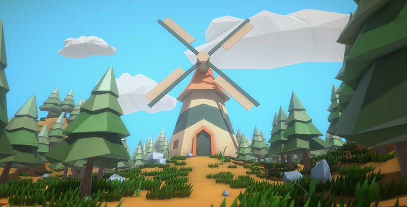 My final scene! I had a lot of fun making this project and look forward to designing my own scene next!