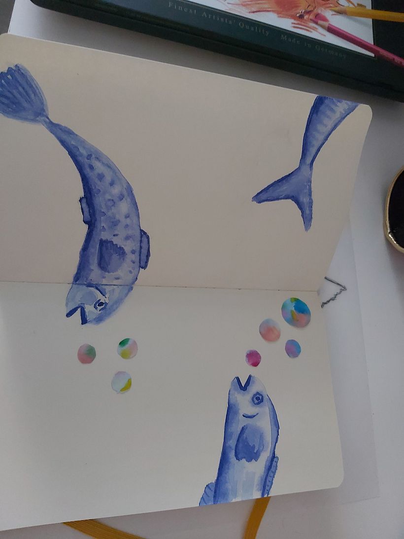 Mijn project van de cursus: Creatief aquarelschetsen voor beginners 2