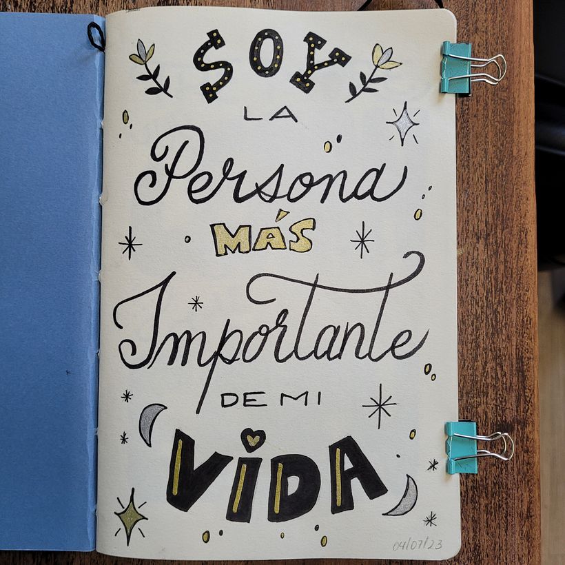 Mi proyecto del curso: Cuaderno tipográfico con lettering manual 4
