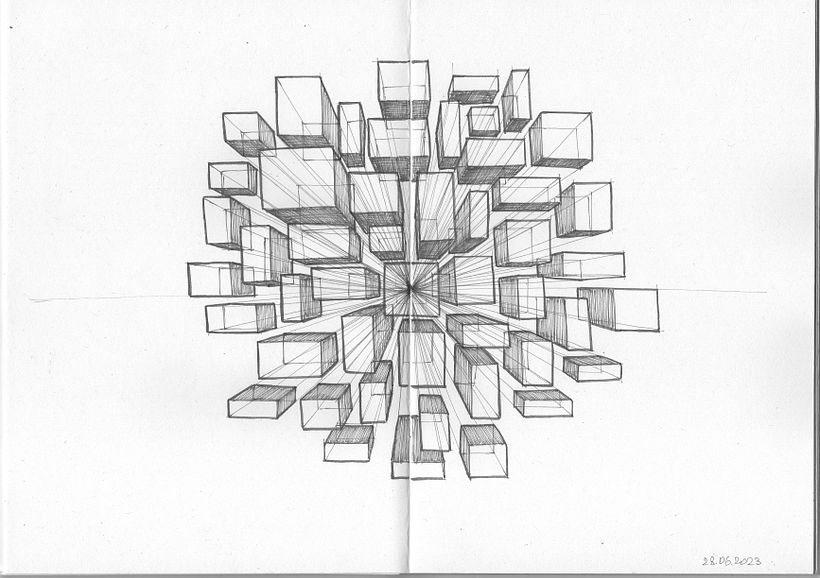 My project for course: Artistic Architectural Drawing with Ink - Ilustración tradicional