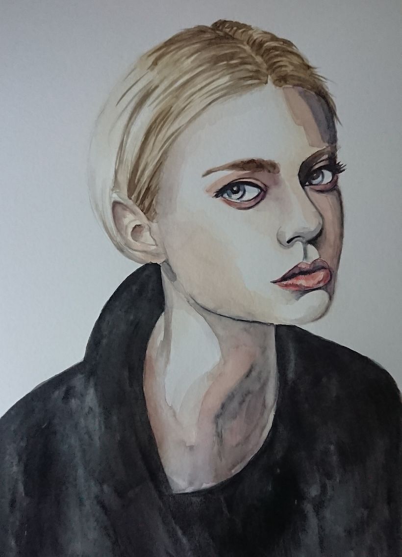 My project for course: Watercolor Portrait from a Photo 3