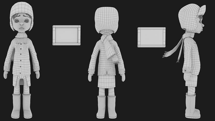 Wireframe Base pose