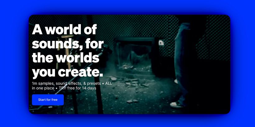 Splice web para descargar efecto de sonido