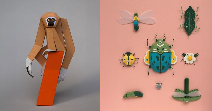 papercut artist Guardabosques