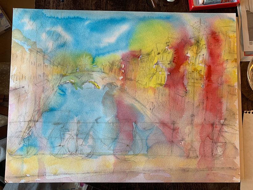 My project for course: Architectural Sketching with Watercolor and Ink 6