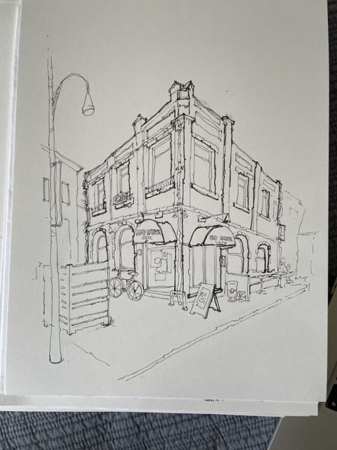 My project for course: Expressive Architectural Sketching with Colored Markers 1