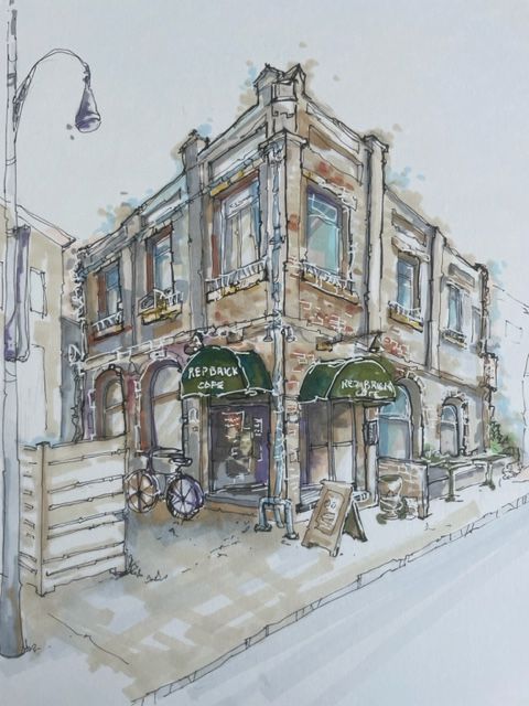 My project for course: Expressive Architectural Sketching with Colored Markers 3