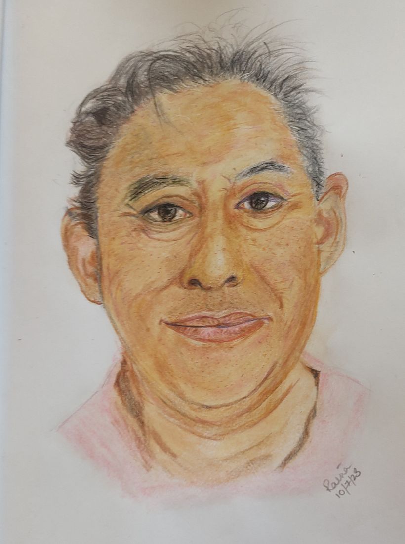 My project for course: Realistic Portrait with Coloured Pencils 3