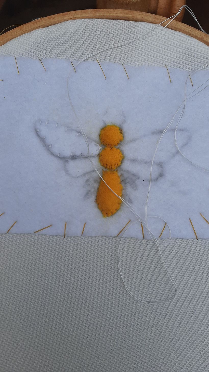 Ho imbottito la figura col feltro