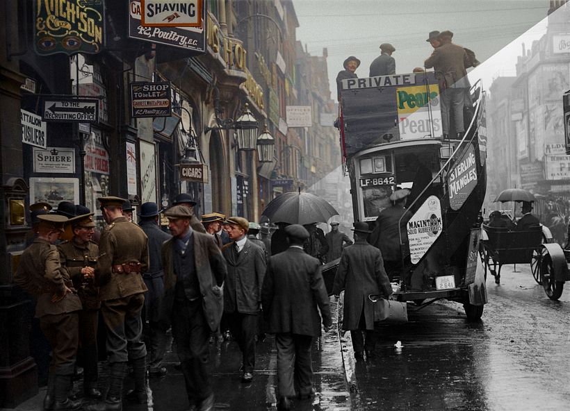 Fleet Street, London, 1955 / Fleet Street, Londres, 1915