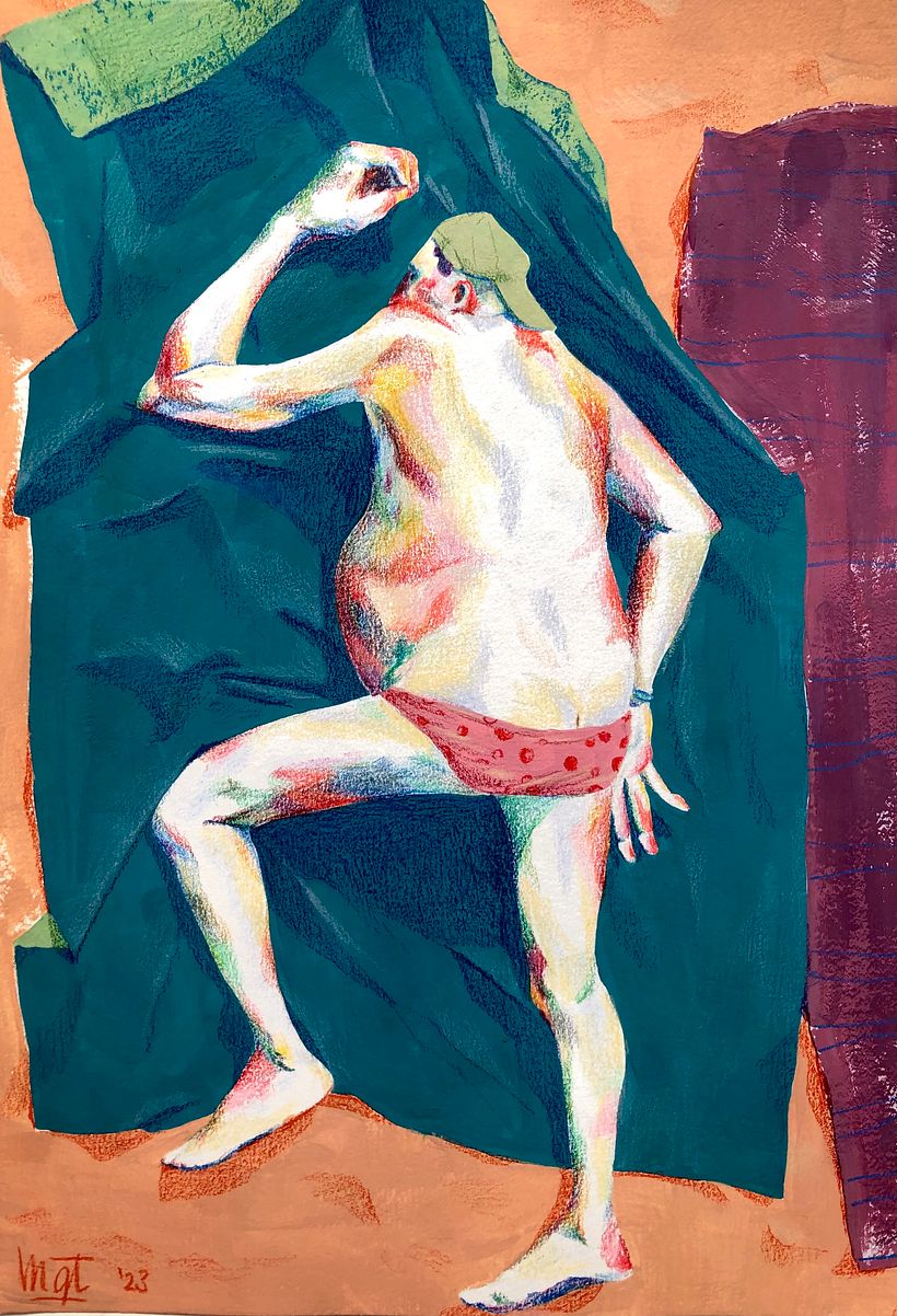 My project for course: Expressive Figure Drawing: Explore Lines, Shapes and Colors 6