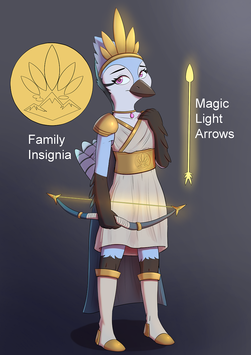 My project for course: Fantasy Character Design in Procreate 1