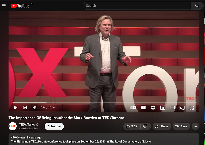 Mark Bowden - Body Language Expert - https://www.youtube.com/watch?v=1zpf8H_Dd40