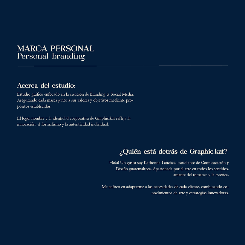 Mi proyecto del curso: Principios de conceptualización y branding 2