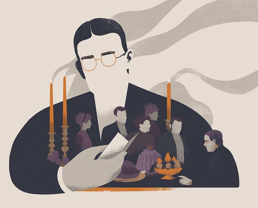 The Dead by James Joyce - Book illustrations 5