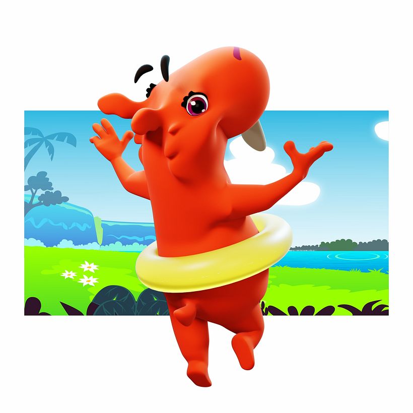 Capivara Vera _ Children's animation 2d 2