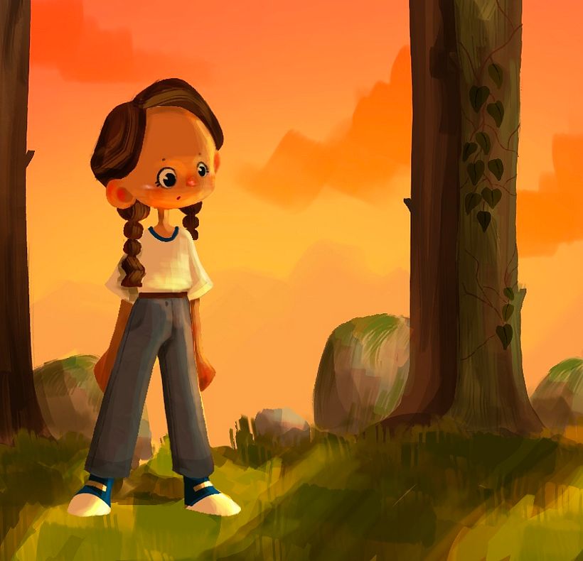 Sunset- my own lighting situation 