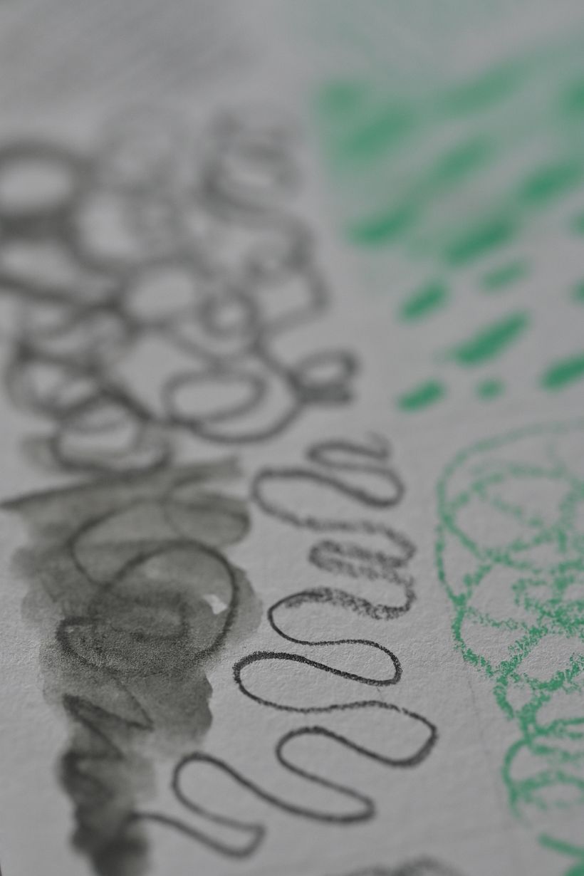 Totally love the effect of watersolulable pencils - this one is by Caran d'Ache