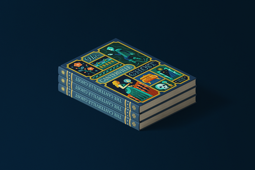 Il mio progetto del corso: Design per copertine di libri: ricrea un classico 5