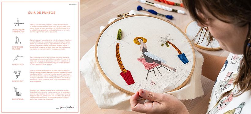 descargables gratis para celebrar el día del bordado Domestika