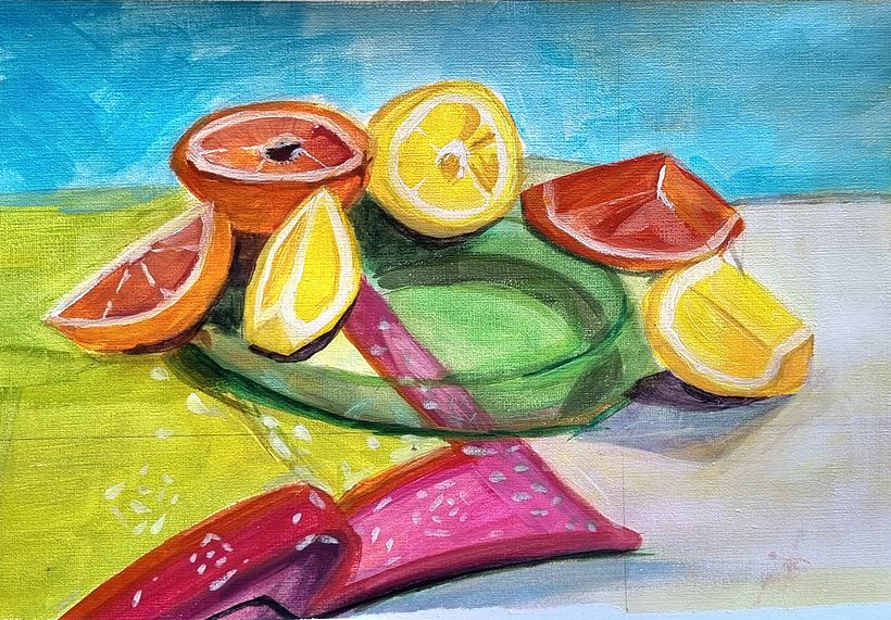Il mio progetto del corso: Creazione di opere d'arte espressive con la pittura a gouache 1