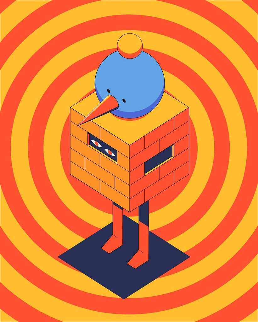 My project for course: Isometric Vector Illustrations from Scratch 10