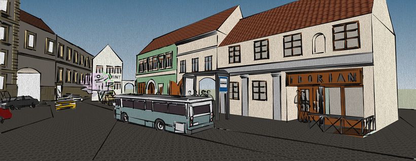 My project for course: Drawing and Modeling Urban Spaces with AutoCAD and SketchUp 9