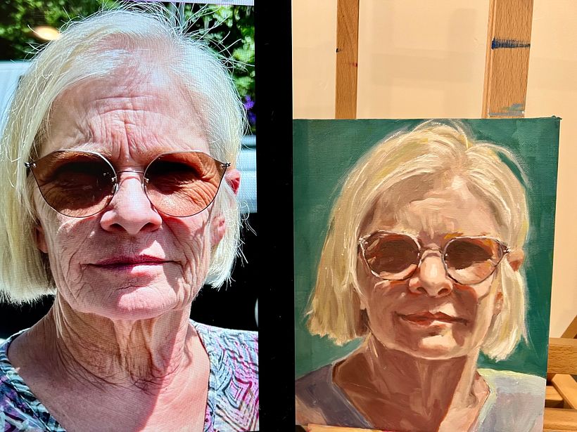 My project for course: Portrait Painting with Oil: Explore Light and Shade 2