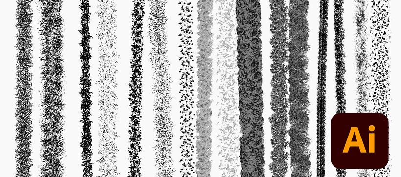 Pinceles gratis para Adobe Illustrator por Mila Moura 4