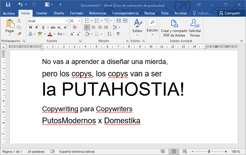 Copywriting para copywriters x PutosModernos 9