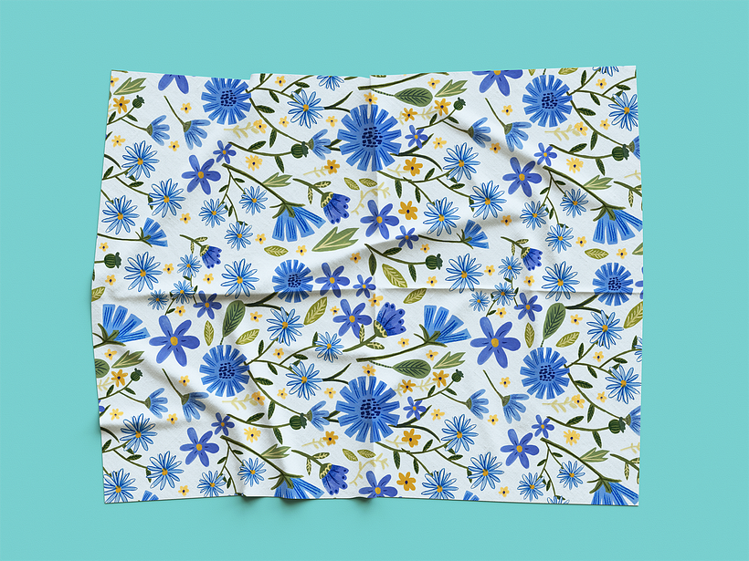 Mi proyecto del curso: Ilustración y diseño de patrones florales 8