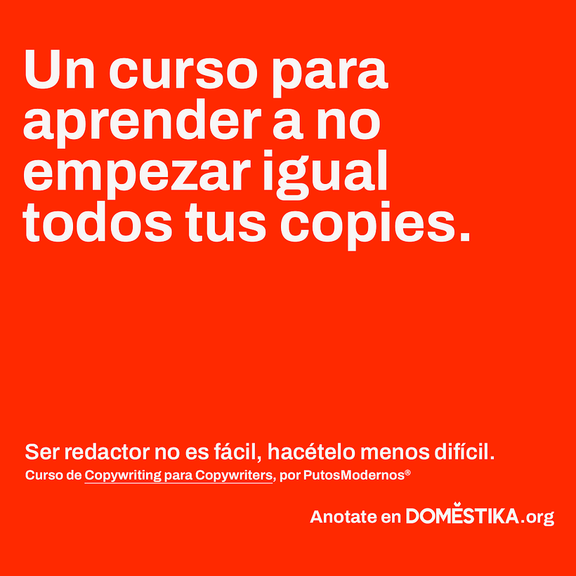 Proyecto del curso: Copywriting para copywriters 6